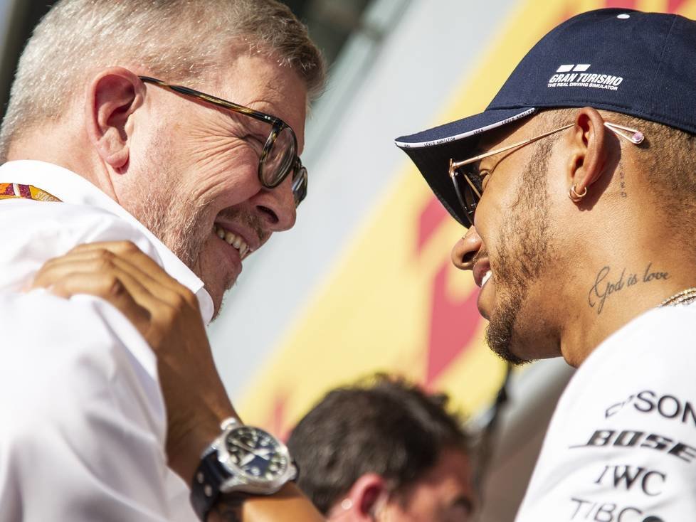 Ross Brawn, Lewis Hamilton