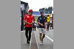 Charles Leclerc (Ferrari) und Sergio Perez (Racing Point) 