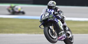 MotoGP Assen FT2: Bestzeit für Vinales, Rossi schafft Sprung in Top 10