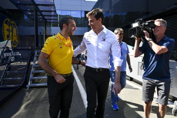 Cyril Abiteboul Toto Wolff Renault Renault F1 Team F1 ~Cyril Abiteboul und Toto Wolff ~ Cyril Abiteboul Toto Wolff Renault Renault F1 Team F1 ~Cyril Abiteboul und Toto Wolff ~
