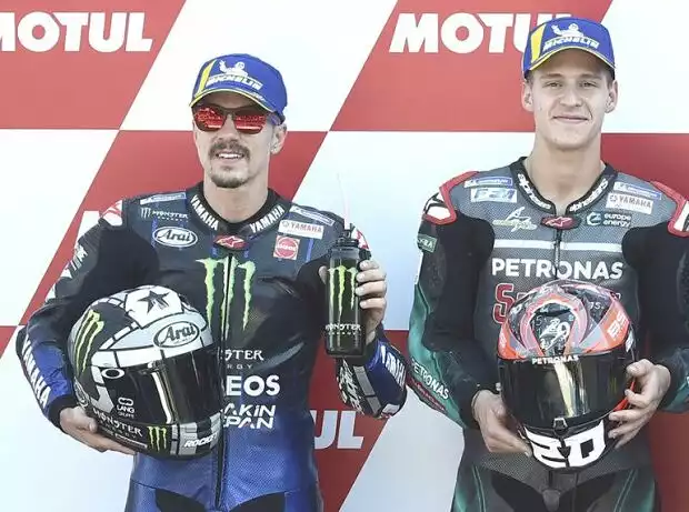 Titel-Bild zur News: Fabio Quartararo, Maverick Vinales