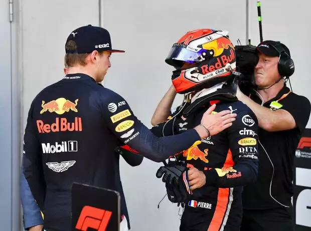 Pierre Gasly, Max Verstappen Titel-Bild zur News: Pierre Gasly, Max Verstappen