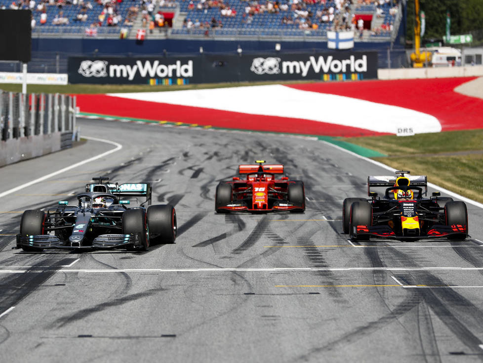 Lewis Hamilton, Charles Leclerc, Max Verstappen