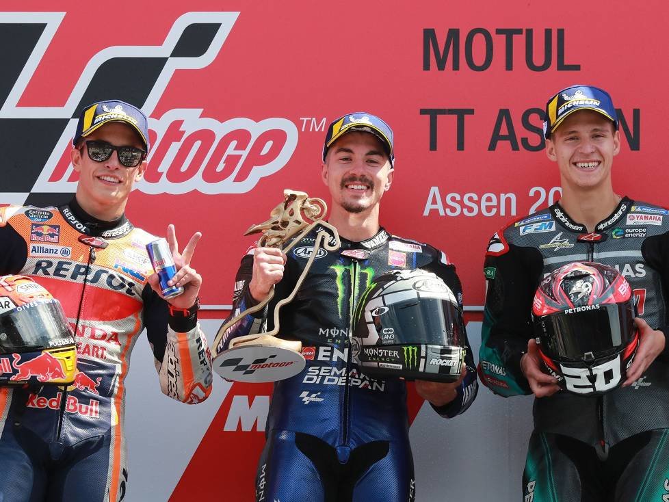 Maverick Vinales, Marc Marquez, Fabio Quartararo