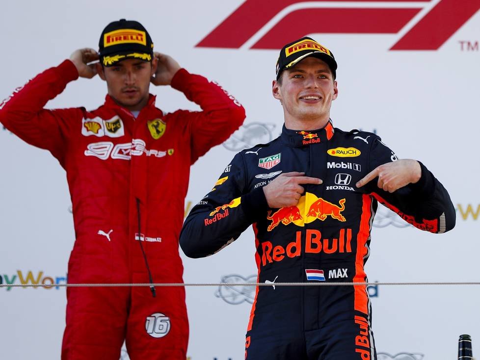 Max Verstappen, Charles Leclerc