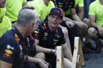 Christian Horner und Max Verstappen (Red Bull) 