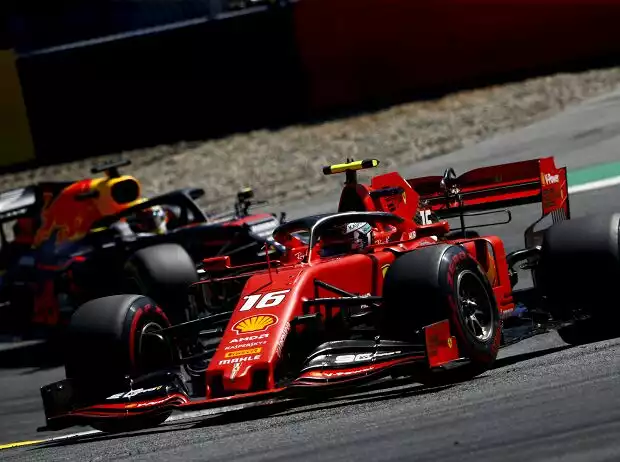 Titel-Bild zur News: Charles Leclerc, Max Verstappen