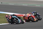 Fabio Quartararo vor Marc Marquez und Maverick Vinales 