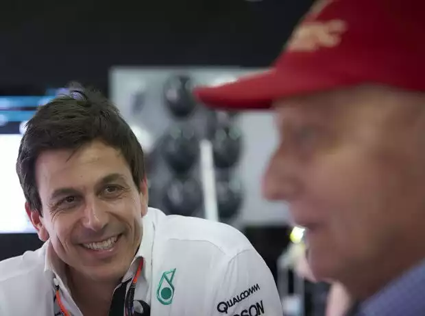 Toto Wolff, Niki Lauda Titel-Bild zur News: Toto Wolff, Niki Lauda