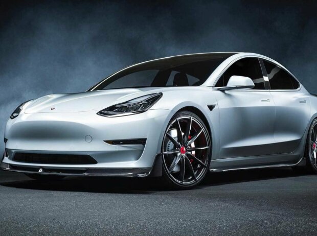 Titel-Bild zur News: Vorsteiner Tesla Model 3 tuning package