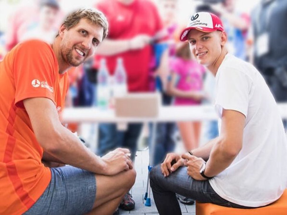 Am 21. Juli 2019 heißt es in der BayArena in Leverkusen: Dirk Nowitzki gegen Mick Schumacher!