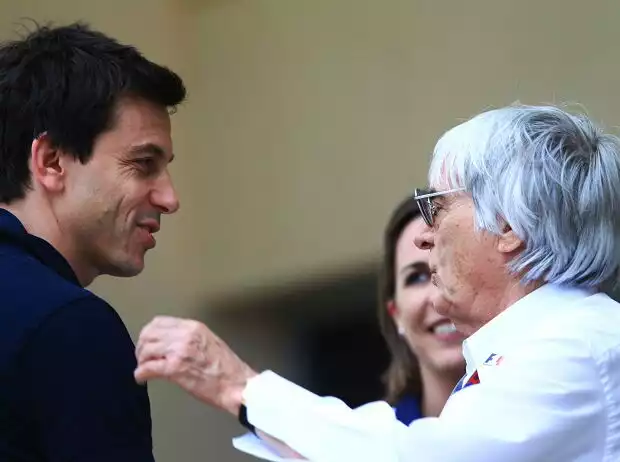 Toto Wolff, Bernie Ecclestone Titel-Bild zur News: Toto Wolff, Bernie Ecclestone