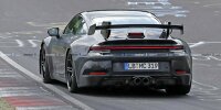 Bild zum Inhalt: Porsche 911 GT3 (2020): Neuer Erlkönig zeigt seltsamen Flügel