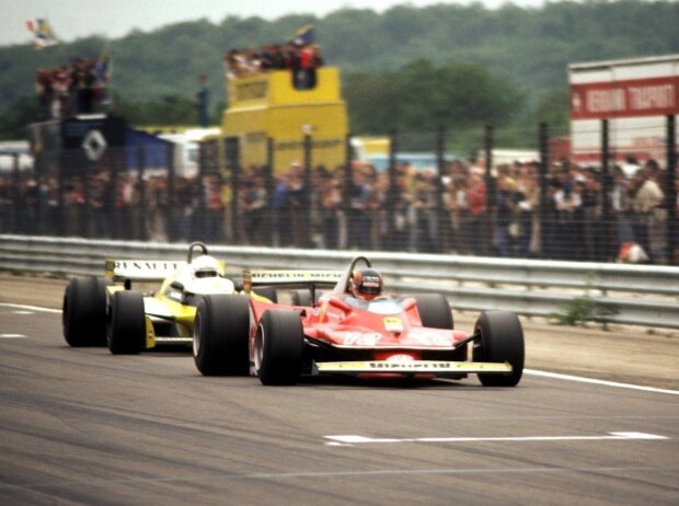 Titel-Bild zur News: Rene Arnoux, Gilles Villeneuve