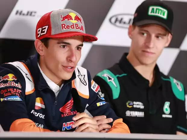 Marc Marquez, Fabio Quartararo Titel-Bild zur News: Marc Marquez, Fabio Quartararo