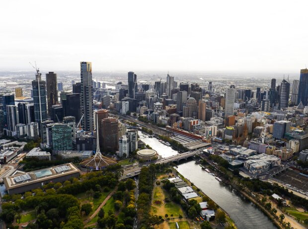 Skyline der City von Melbourne