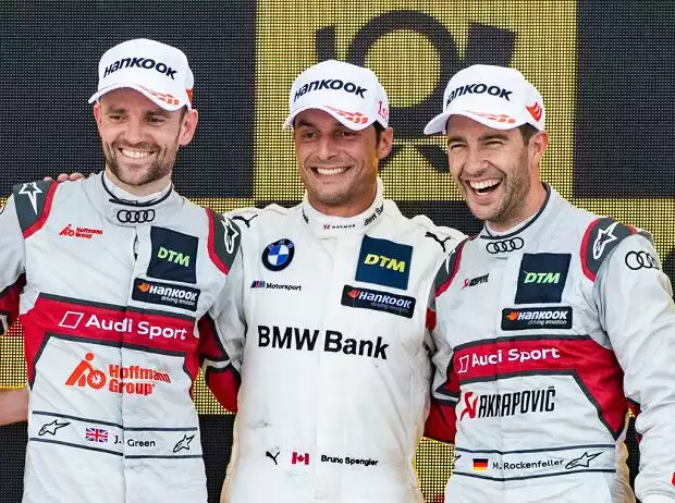 Jamie Green, Bruno Spengler und Mike Rockenfeller Titel-Bild zur News: Jamie Green, Bruno Spengler und Mike Rockenfeller