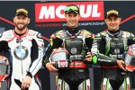 Tom Sykes, Jonathan Rea und Leon Haslam