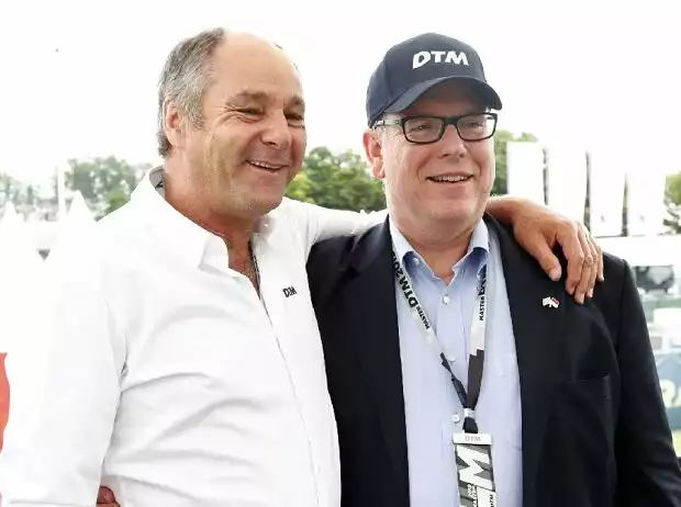 Gerhard Berger, Fürst Albert von Monaco Titel-Bild zur News: Gerhard Berger, Fürst Albert von Monaco