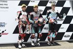 Ayumu Sasaki (Petronas Sprinta), Kaito Toba (Honda Asia) und Marcos Ramirez 