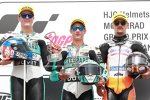 Lorenzo Dalla Porta (Leopard), Marcos Ramirez und Aron Canet (Max Racing) 