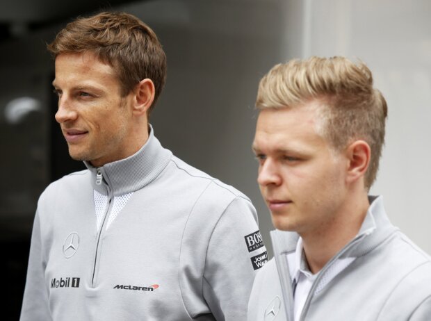 Jenson Button, Kevin Magnussen Jenson Button, Kevin Magnussen