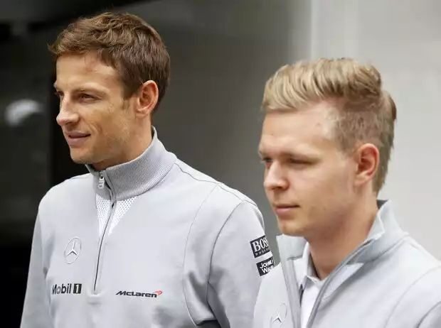 Jenson Button, Kevin Magnussen Titel-Bild zur News: Jenson Button, Kevin Magnussen