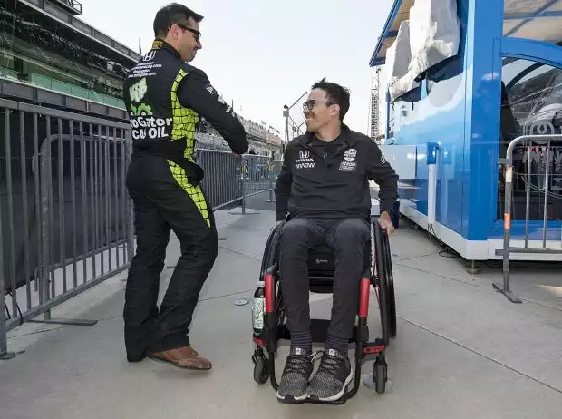 Oriol Servia, Robert Wickens Titel-Bild zur News: Oriol Servia, Robert Wickens