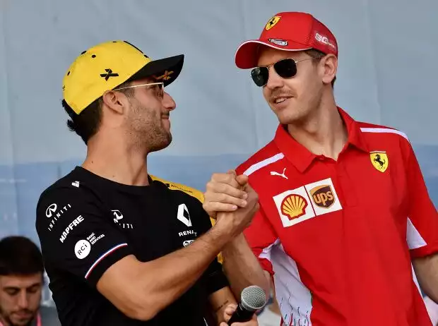 Daniel Ricciardo, Sebastian Vettel Titel-Bild zur News: Daniel Ricciardo, Sebastian Vettel