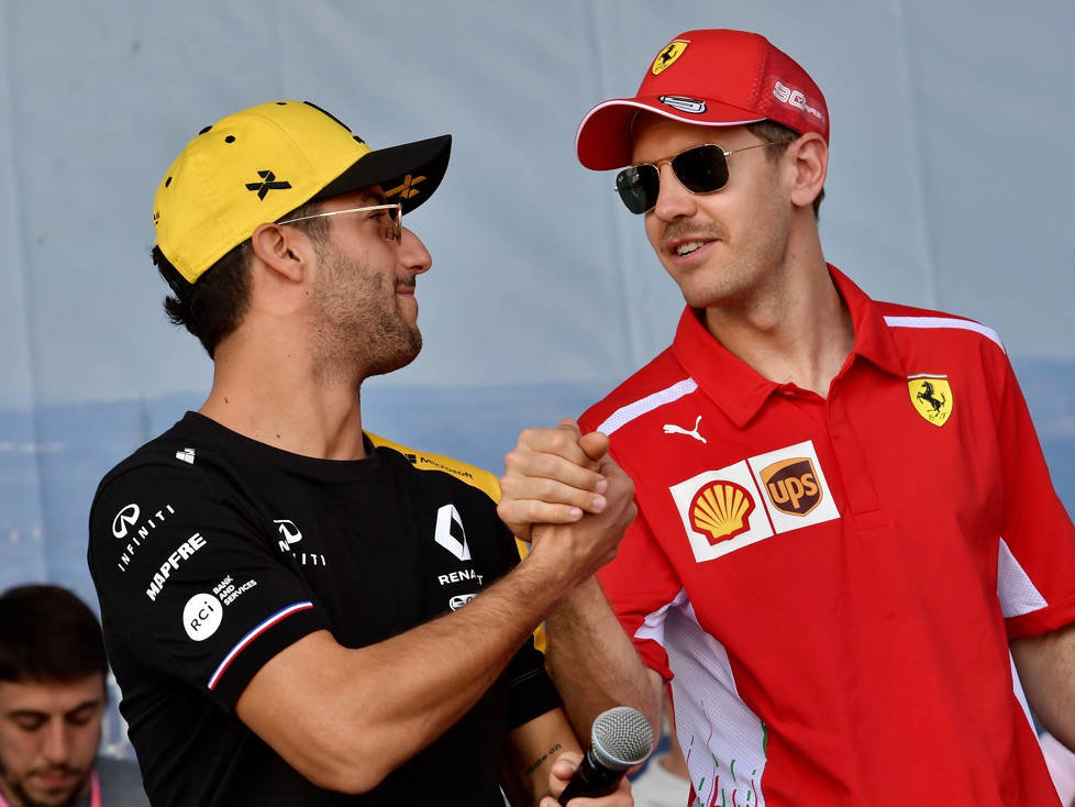 Daniel Ricciardo, Sebastian Vettel