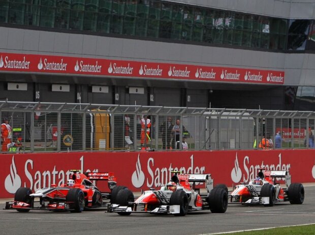 Jerome D'Ambrosio, Vitantonio Liuzzi, Daniel Ricciardo Jerome D'Ambrosio, Vitantonio Liuzzi, Daniel Ricciardo