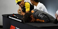 Bild zum Inhalt: Schamhaar-Witz: Ricciardo beschert Norris Lachkrampf in der FIA-PK!