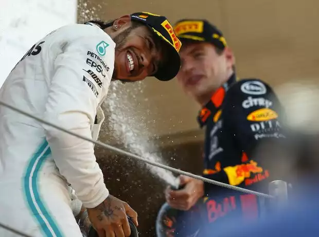 Lewis Hamilton, Max Verstappen Titel-Bild zur News: Lewis Hamilton, Max Verstappen