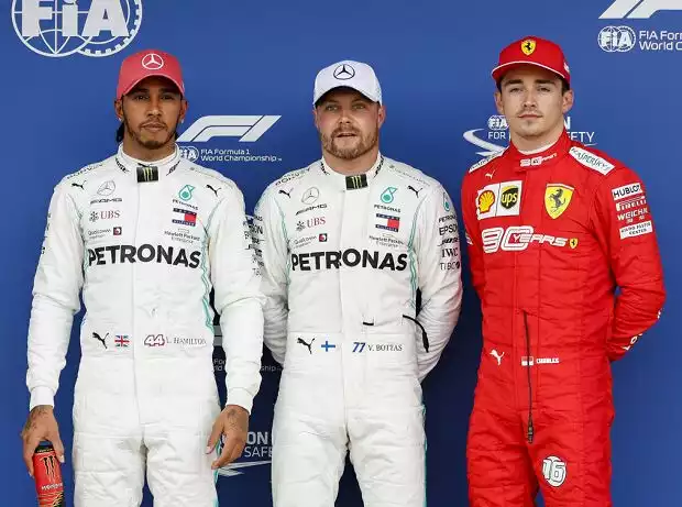 Lewis Hamilton, Valtteri Bottas, Charles Leclerc Titel-Bild zur News: Lewis Hamilton, Valtteri Bottas, Charles Leclerc