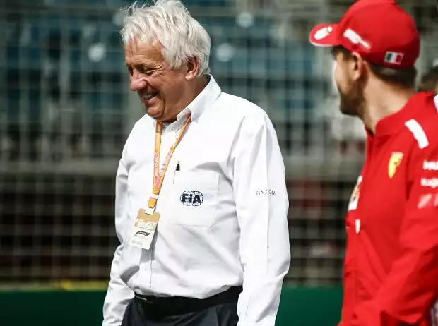 Charlie Whiting, Sebastian Vettel Titel-Bild zur News: Charlie Whiting, Sebastian Vettel