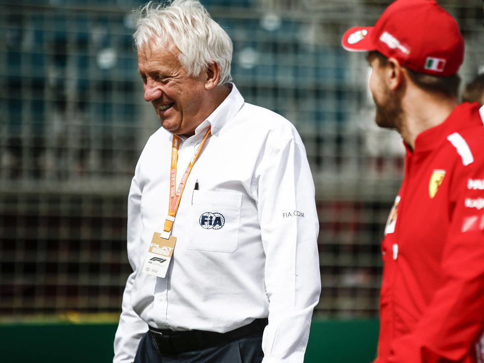 Charlie Whiting, Sebastian Vettel