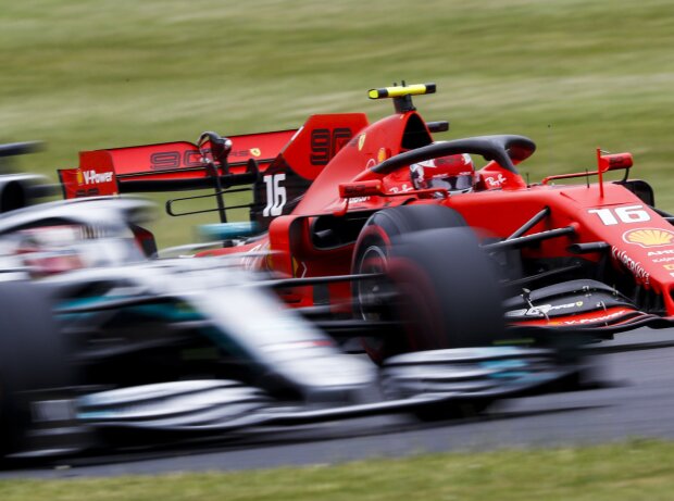 Titel-Bild zur News: Charles Leclerc, Lewis Hamilton