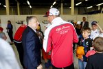 Jean Todt und Kimi Räikkönen (Alfa Romeo) 