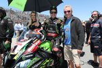 Jonathan Rea mit Kevin Schwantz