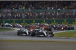 Valtteri Bottas (Mercedes), Lewis Hamilton (Mercedes), Charles Leclerc (Ferrari), Max Verstappen (Red Bull), Sebastian Vettel (Ferrari) und Pierre Gasly (Red Bull) 