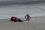 Alvaro Bautista stürzt im Sprintrennen