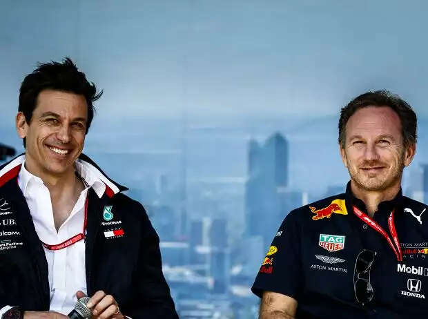 Toto Wolff, Christian Horner Titel-Bild zur News: Toto Wolff, Christian Horner