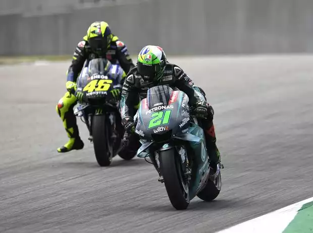 Franco Morbidelli, Valentino Rossi Titel-Bild zur News: Franco Morbidelli, Valentino Rossi