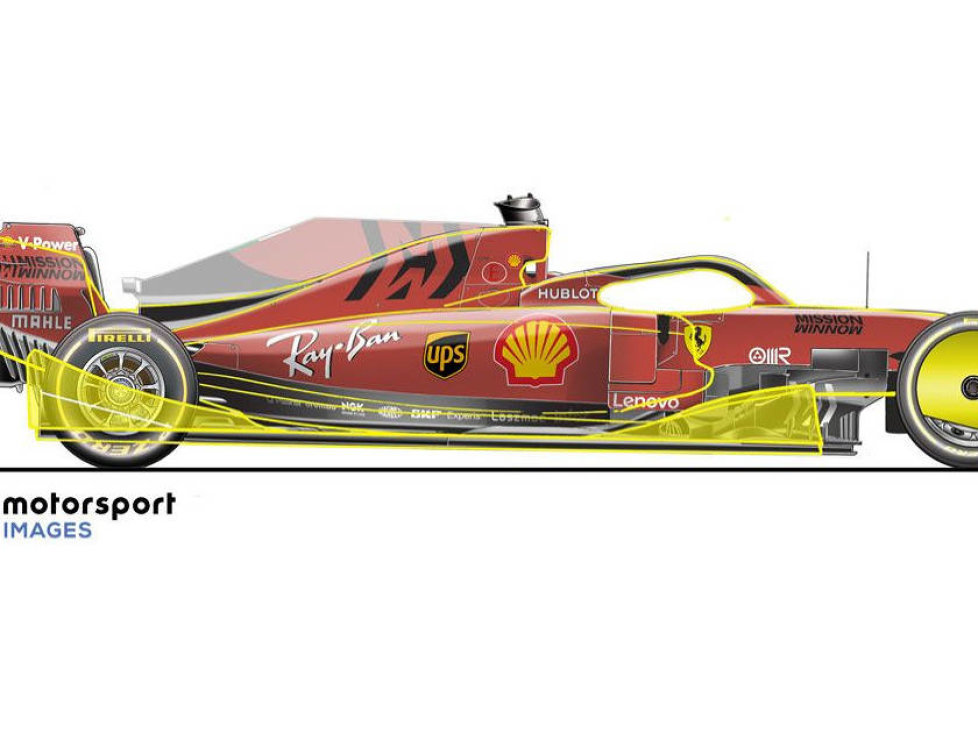 Illustration von Giorgio Piola: Formel 1 2021