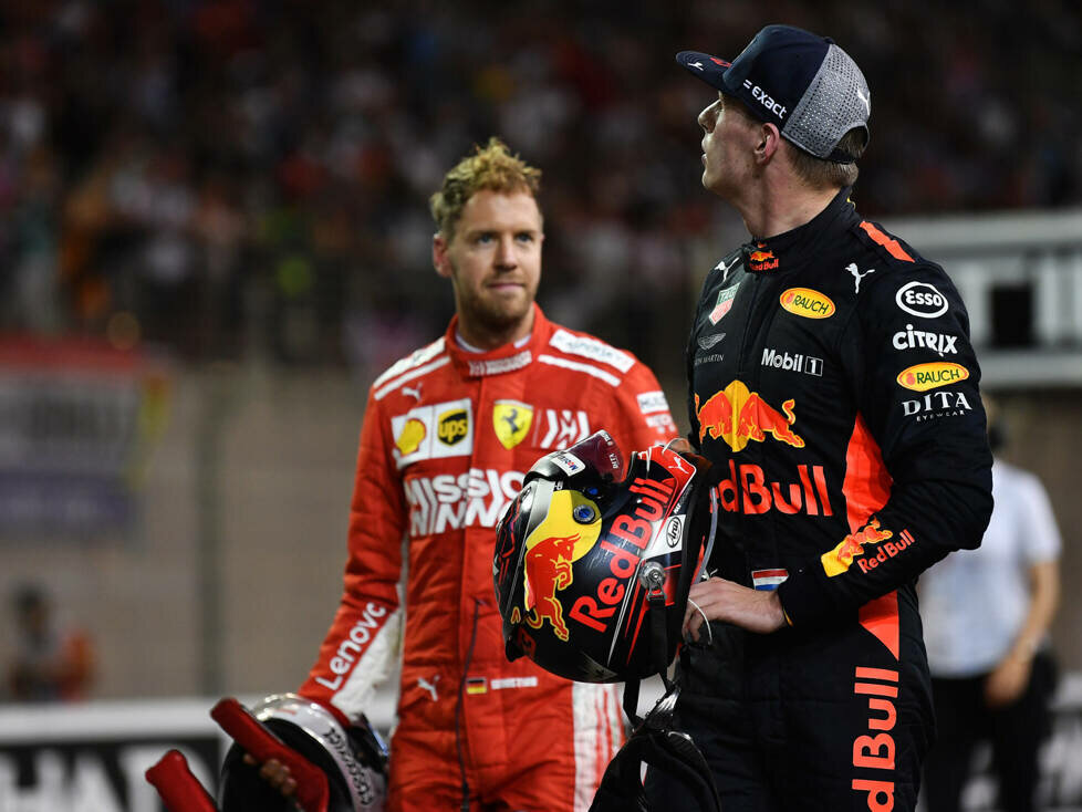 Sebastian Vettel, Max Verstappen