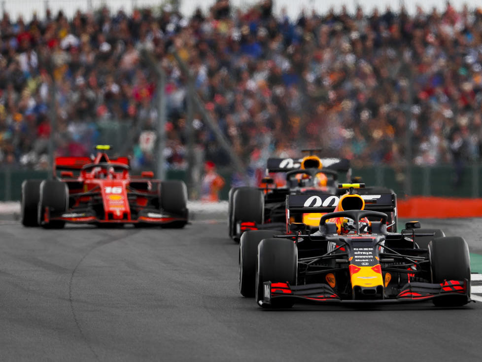 Pierre Gasly, Max Verstappen, Charles Leclerc