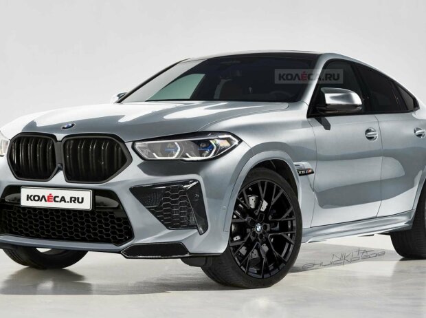 Titel-Bild zur News: New BMW X6 M renderings