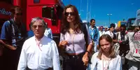 Bernie, Slavica und Petra Ecclestone in Budapest 1999