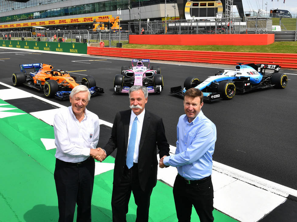 John Grant, Chase Carey und Stuart Pringle