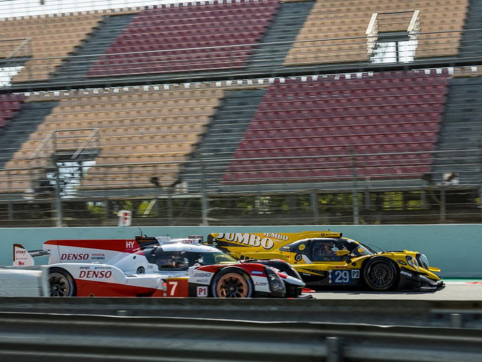 LMP1-Toyota von Toyota Gazoo Racing und LMP2-Oreca vom Racing Team Nederland